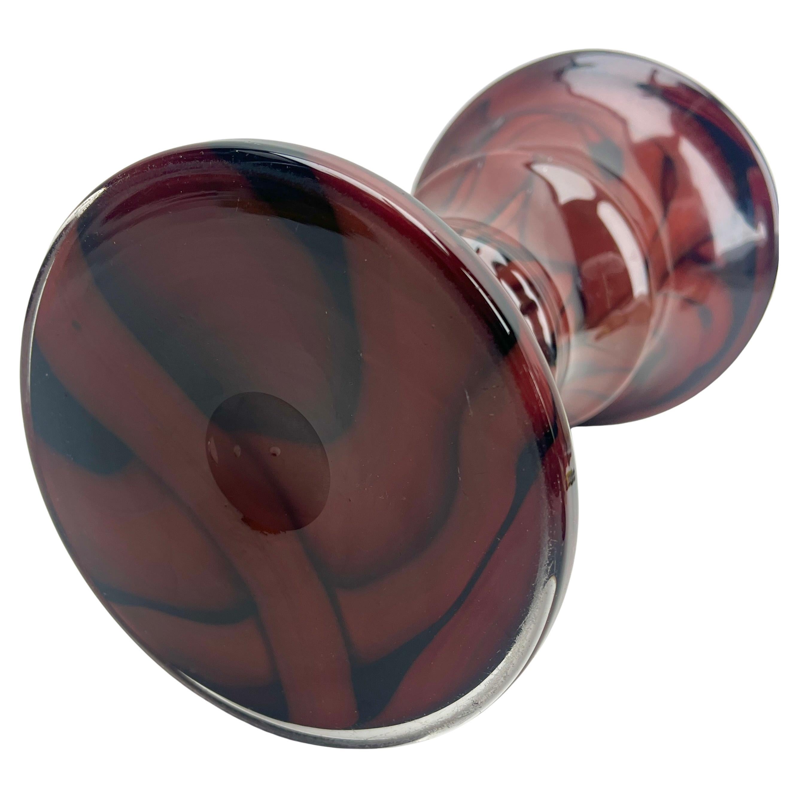Kralik Ernst Steinwald &Co Vase-Trumpet Vase Laminated Glass Czechoslovakia For Sale 3