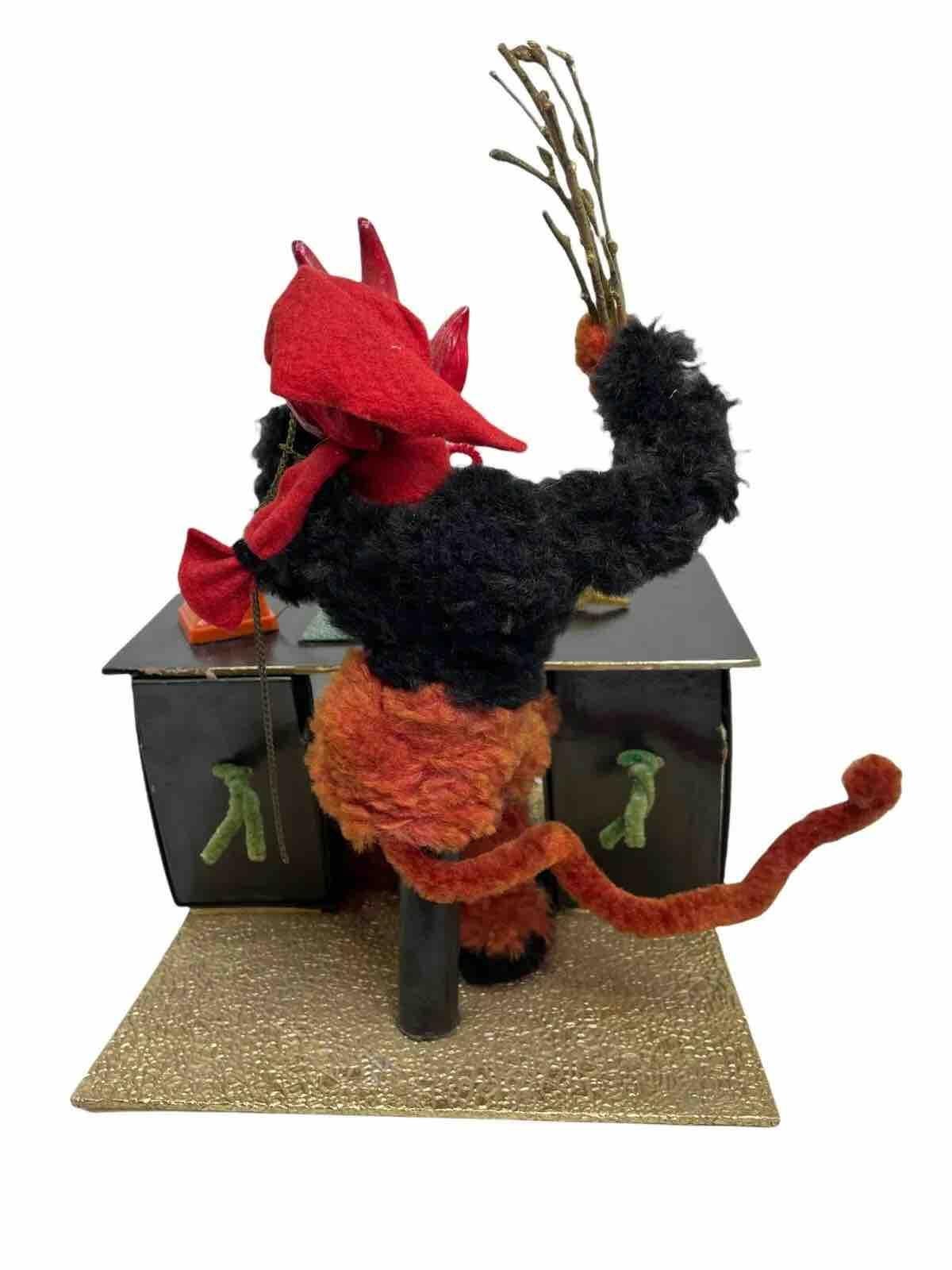 Krampus Companion of Belsnickel Devil Candy Container Antique Austria 1940s For Sale 2