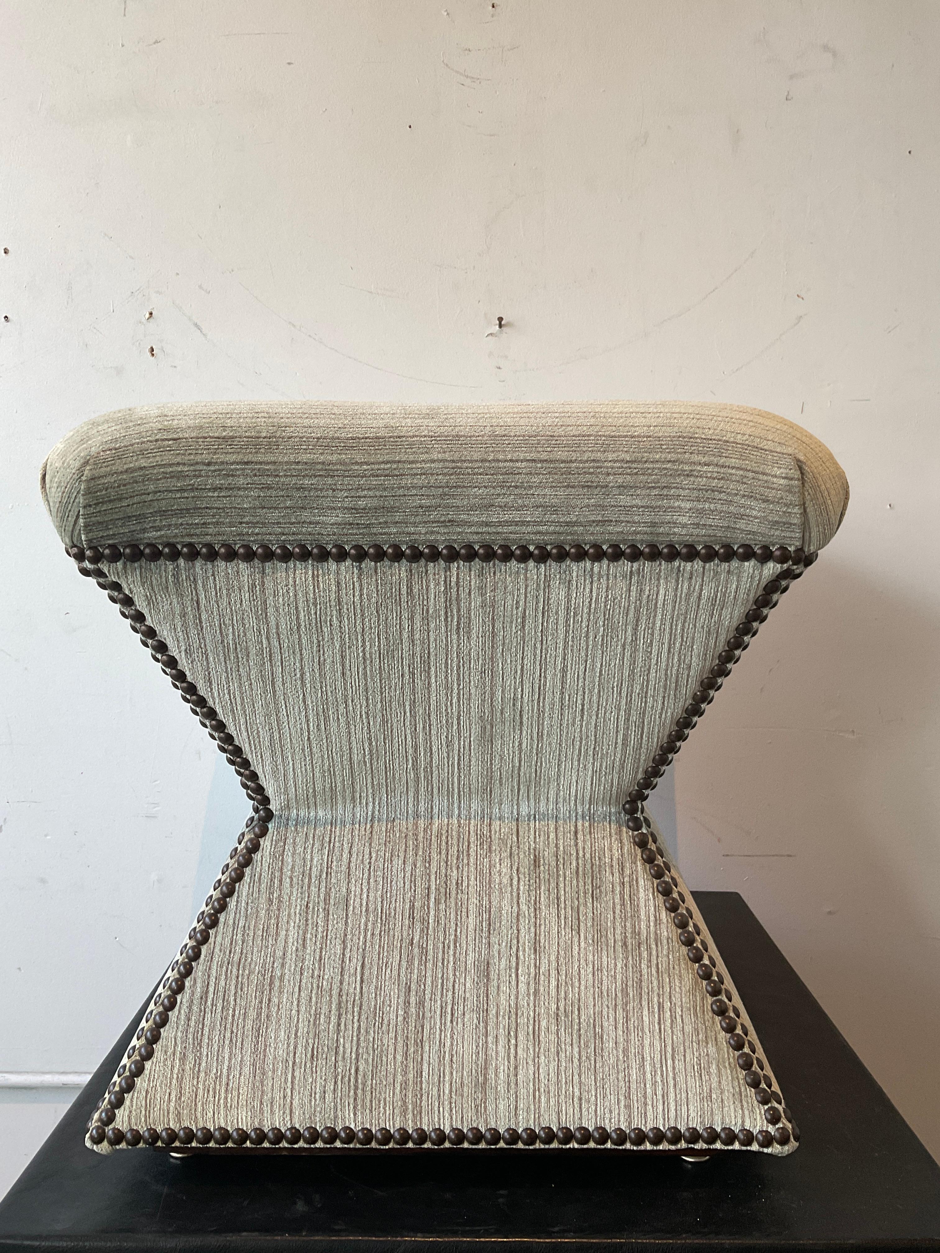 Tissu Kravet  Ottoman Aiden à simple face en vente