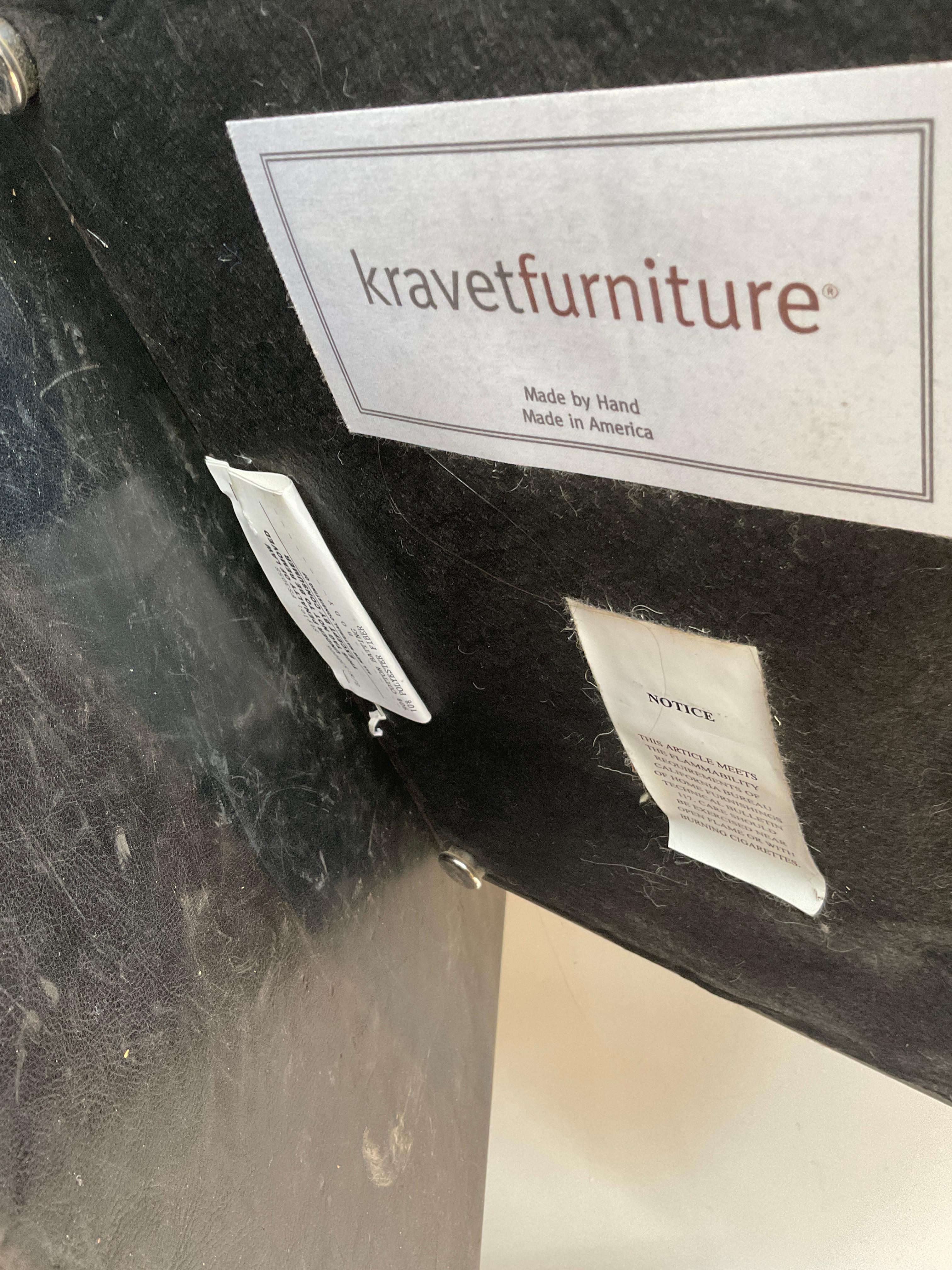Kravet  Ottoman Aiden à simple face en vente 4