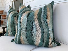 Kravet Couture “Plumage” a 22" Pair of Pillows