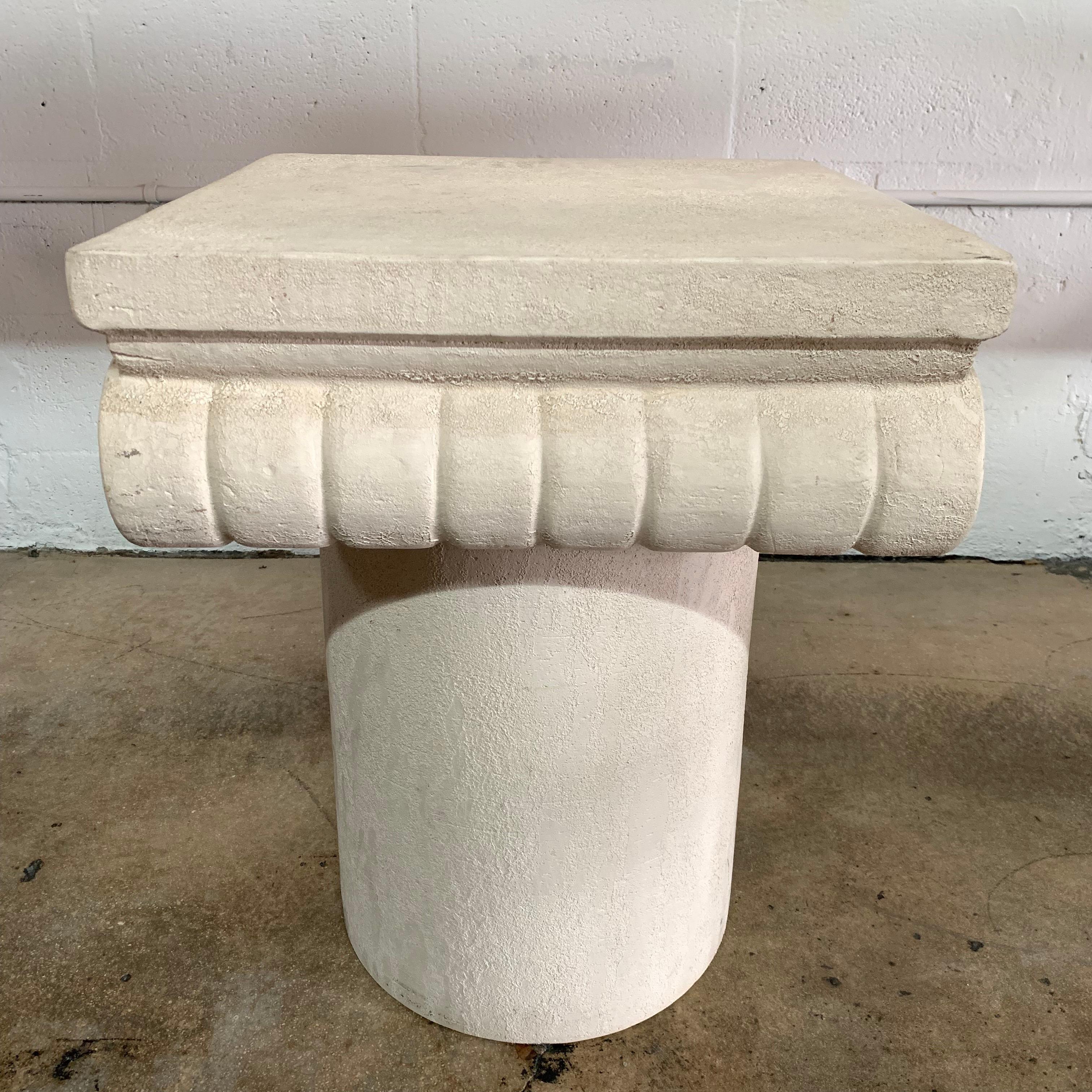 Post-Modern Kreiss Collection Ionic Column Table Attributed to Michael Taylor, Italy, 1983