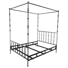 Kreiss Queen Poster Bed Frame "Provence Grande" manner of Giacometti