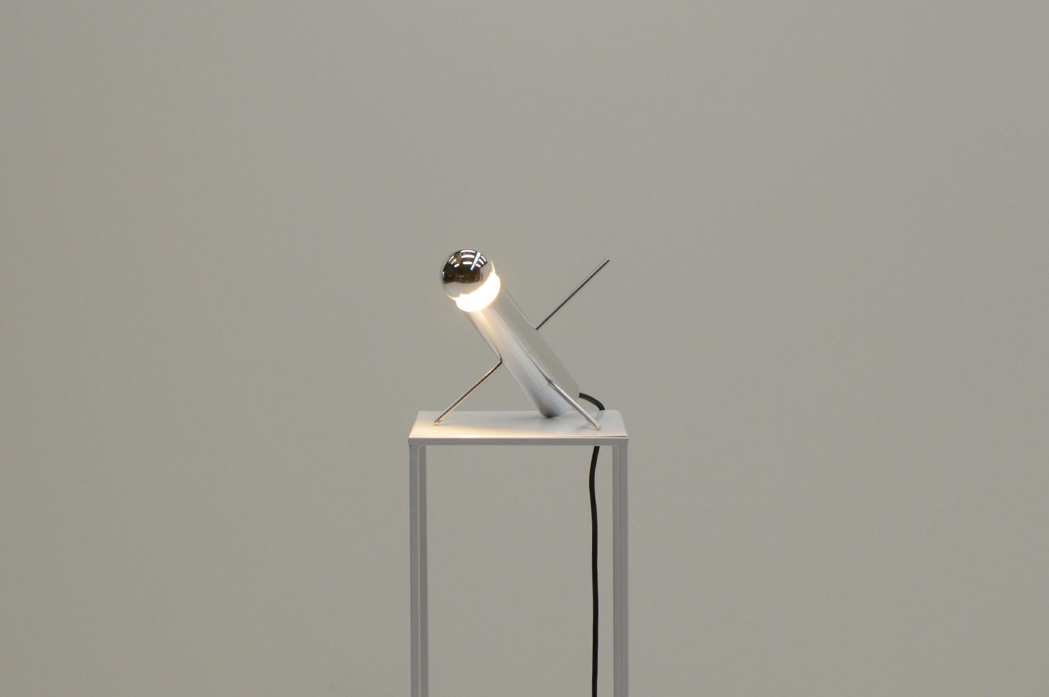 Mid-Century Modern “Krekel” table lamp by Otto Wasch for Raak Amsterdam, 190s The Netherlands. For Sale