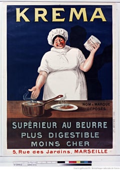 Krema Vintage Food Poster by Leonetto Cappiello Original