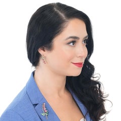 Krementz Bleeding Heart Gold Brooch