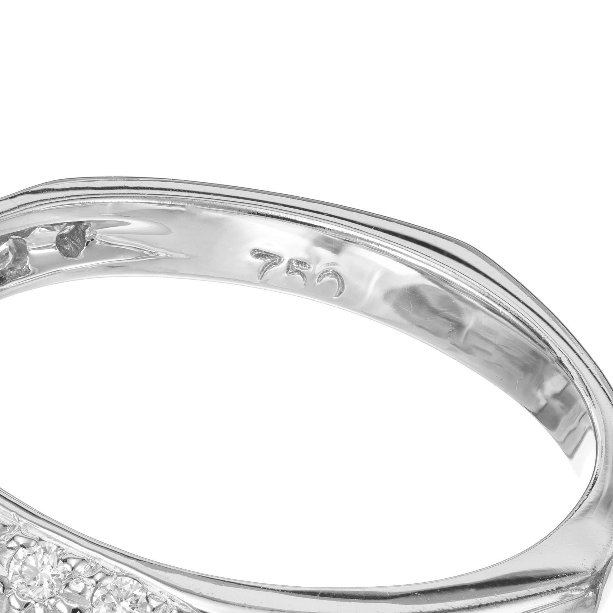 Krementz Bague de fiançailles en or avec halo de diamants et saphir rose de 1,37 carat certifié GIA en vente 2