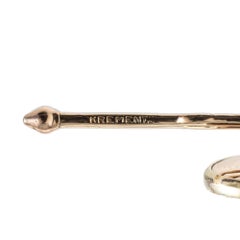 Krementz Nacre de perle Platine Or Rose Boutons de manchette Homme Dress Set