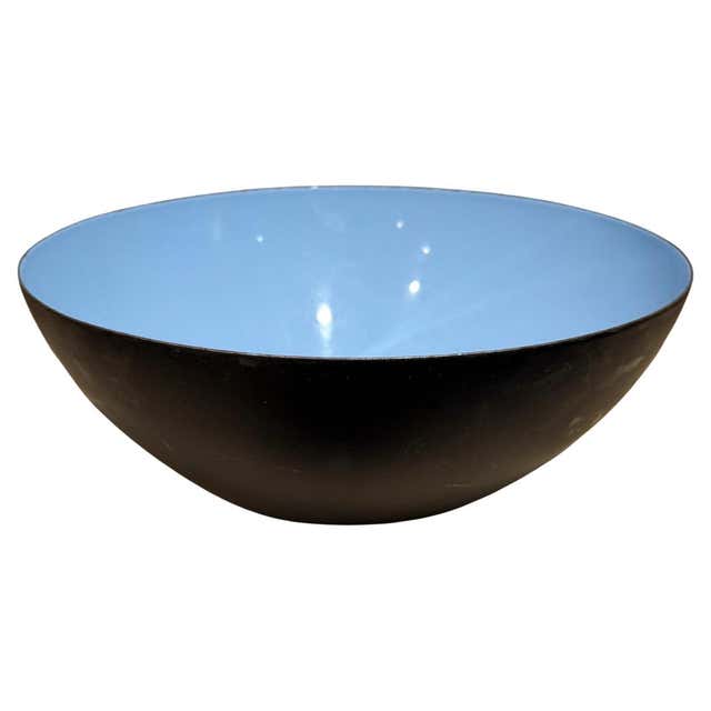 Brutalist Deep Blue Glazed Ceramic Bowl Signed Studio Piece, 1960s For ...