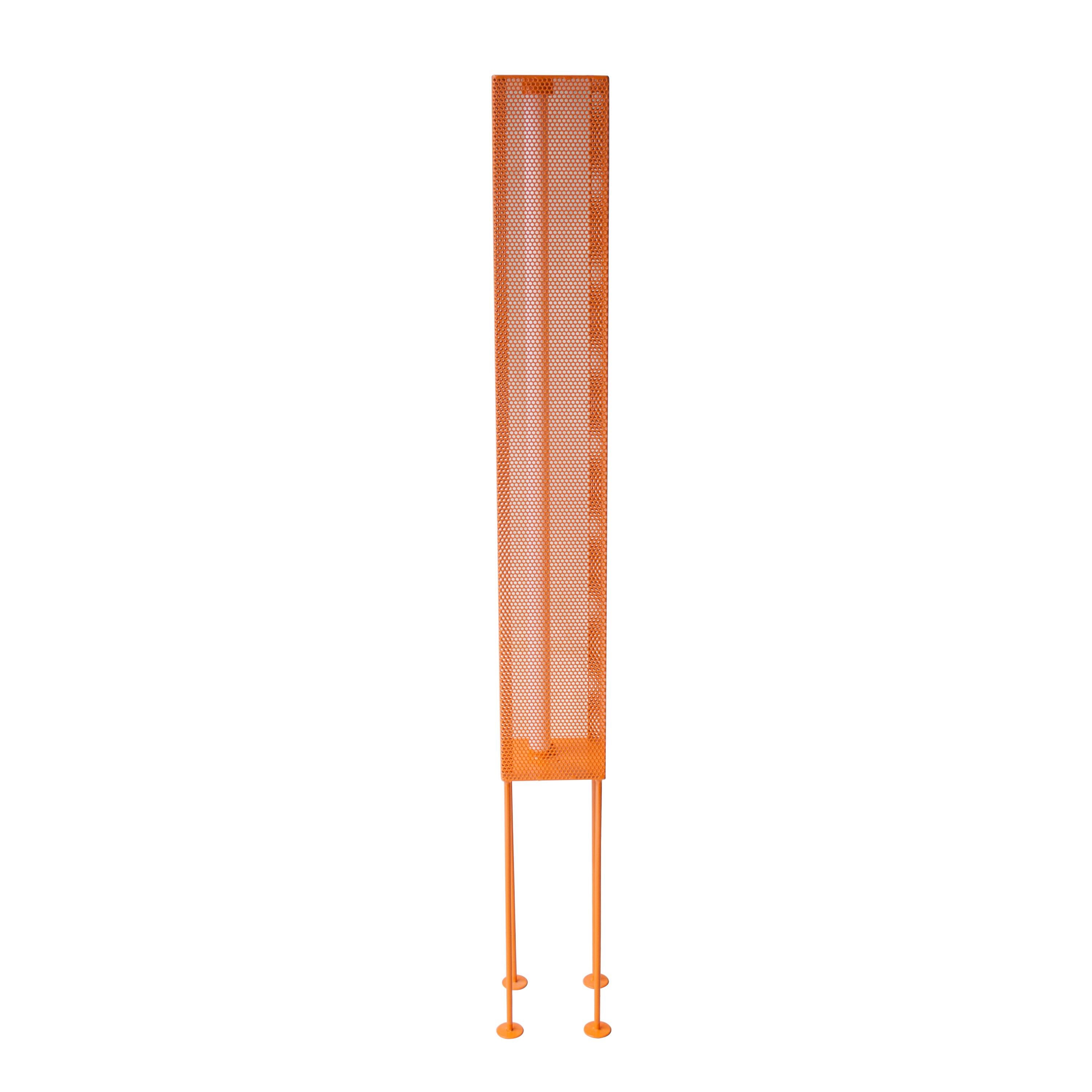 Modern Kresta Studio Contemporary Lacquered Metal Orange Floor Lamp, Spain, 2019 For Sale