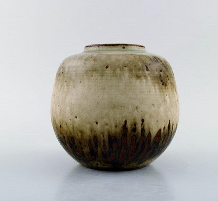 Kresten Bloch for Royal Copenhagen, Vase in Glazed Stoneware 1