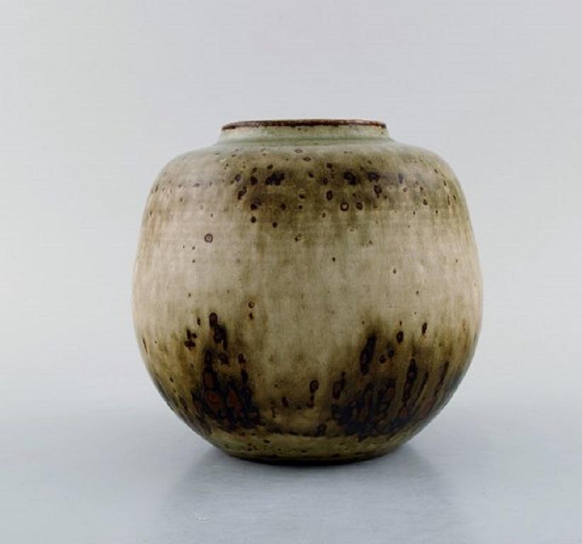Kresten Bloch for Royal Copenhagen, Vase in Glazed Stoneware 2