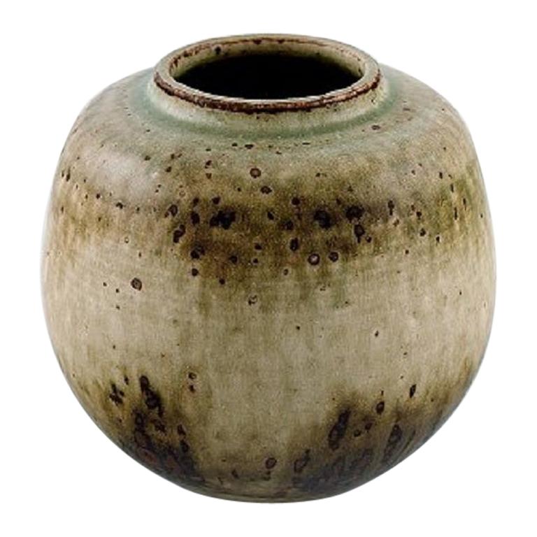 Kresten Bloch for Royal Copenhagen, Vase in Glazed Stoneware
