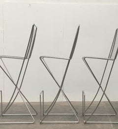 Postmodern Kreuzschwinger Bar Kitchen Stools 2nd Generation by Till Behrens