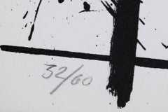 Untitled 3, Minimalist Abstract Lithograph by K.R.H. Sonderborg