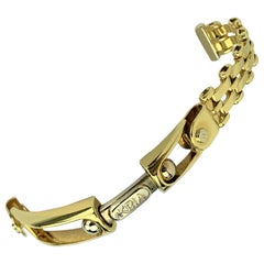 Kria Gioielli 18 Karat Yellow Gold Ladies Fancy Link Chain Bracelet
