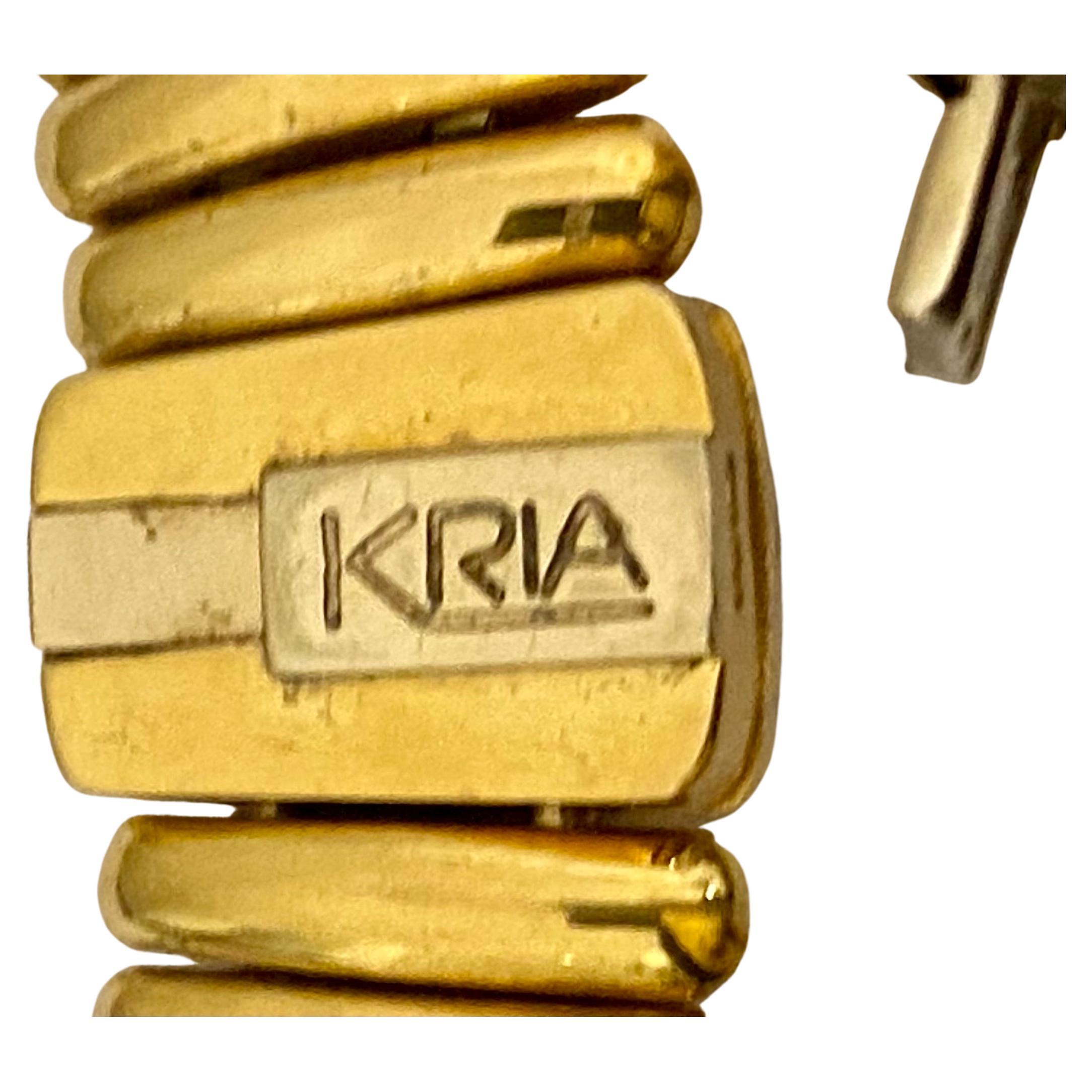 Kria Gioielli Italian 18K Yellow Gold & Onyx Necklace & Bracelet Set For Sale 4