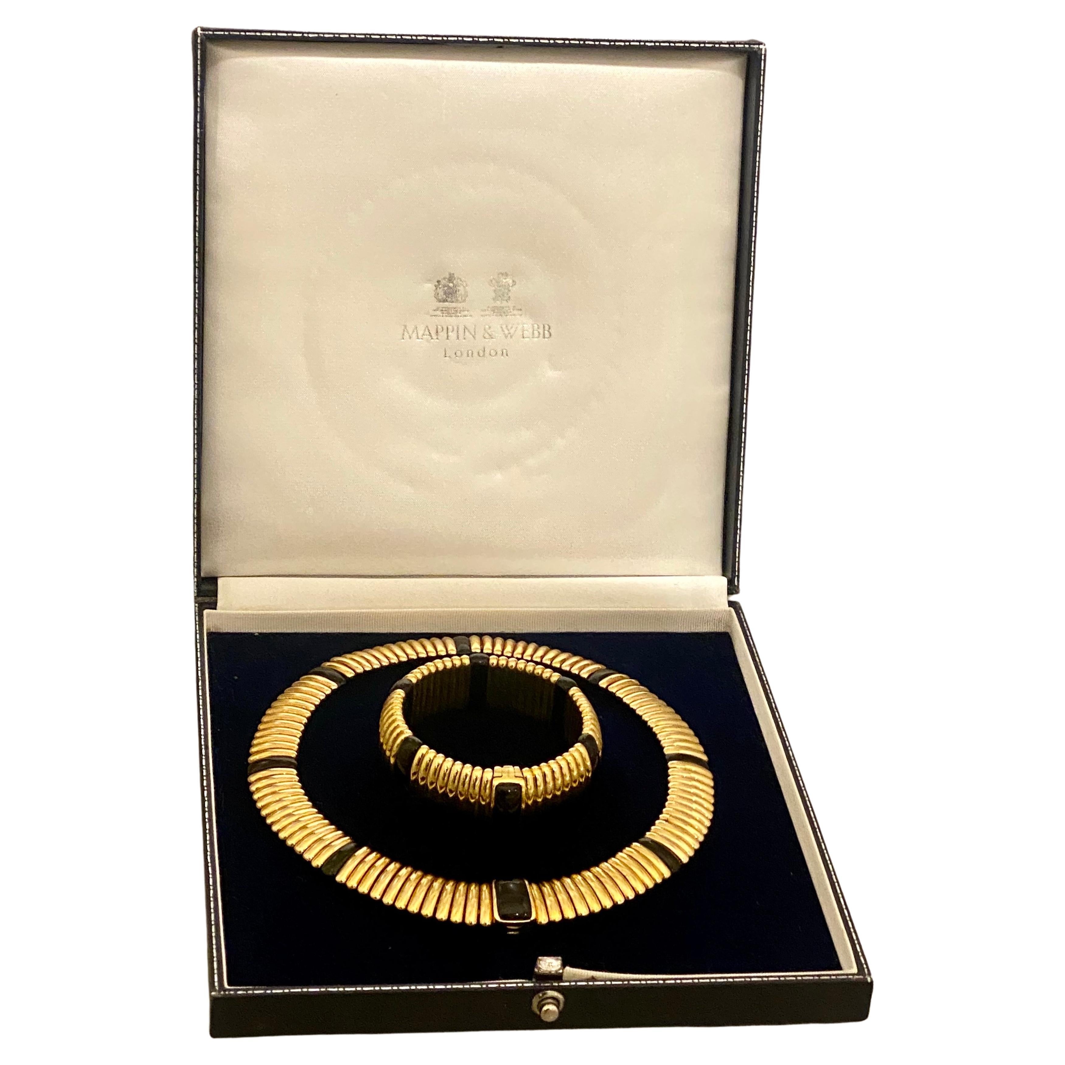 18k italian gold jewelry set