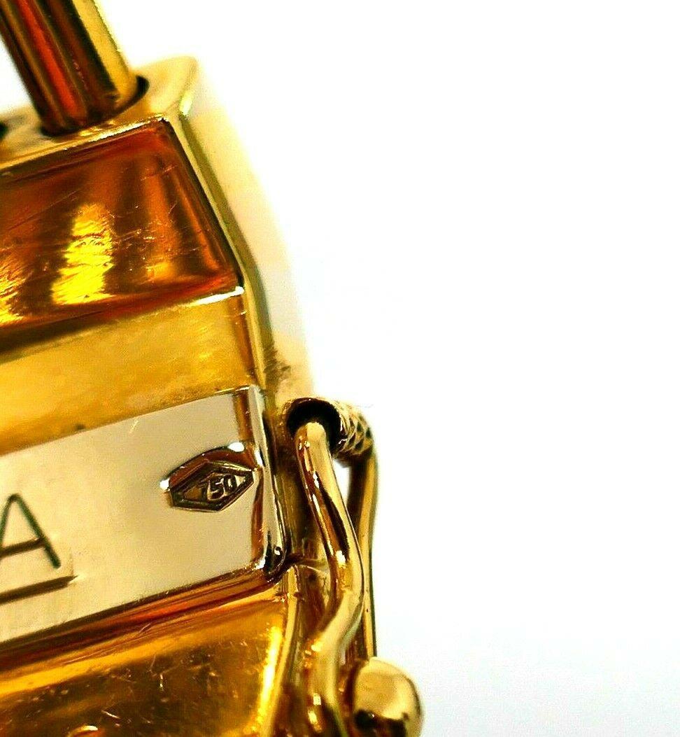 KRIA Tri-Tone Gold Geometrical Rectangular Bracelet 3