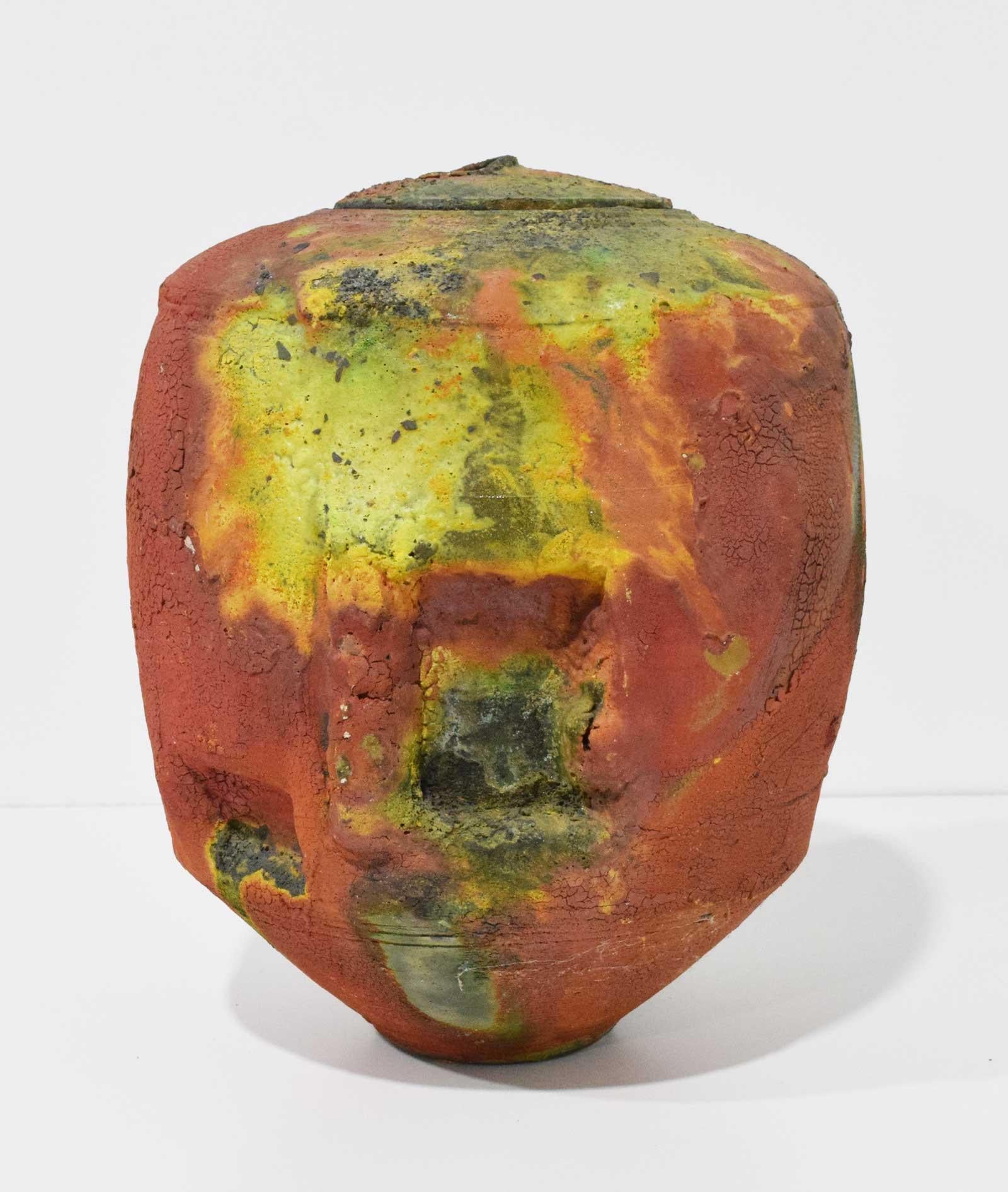 Beautiful organic shape and style, vessel appears aged and has multiple colors and textures.
Kris Cox
Born in Los Angeles, California, 1951
M.F.A., Rhode Island School of Design, Providence, Rhode Island, 1977
B.A., Claremont McKenna College,