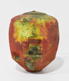 Vase en céramique Kris Cox signé et daté de 1981