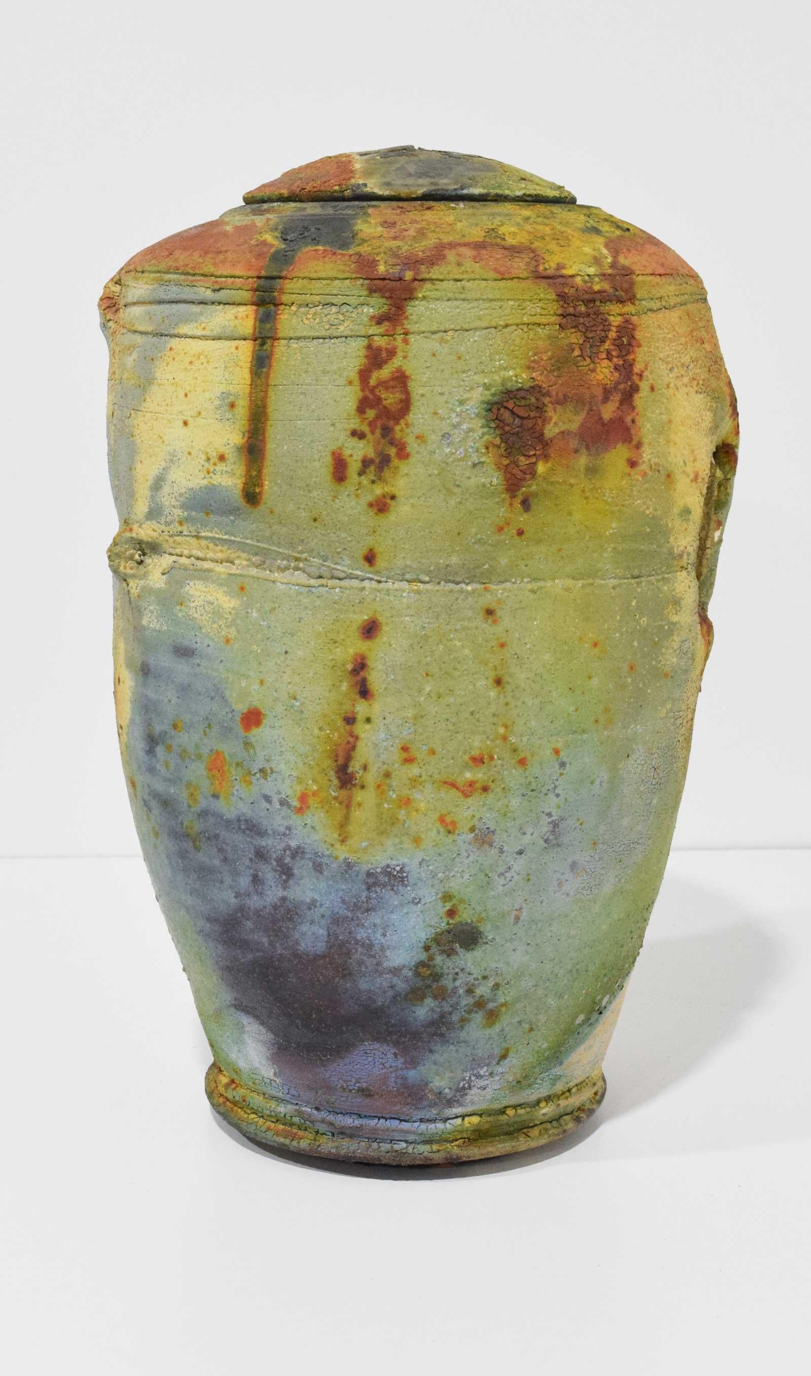 Kris Cox Ceramic Vessel Signed and Dated 1981 In Good Condition For Sale In Dallas, TX