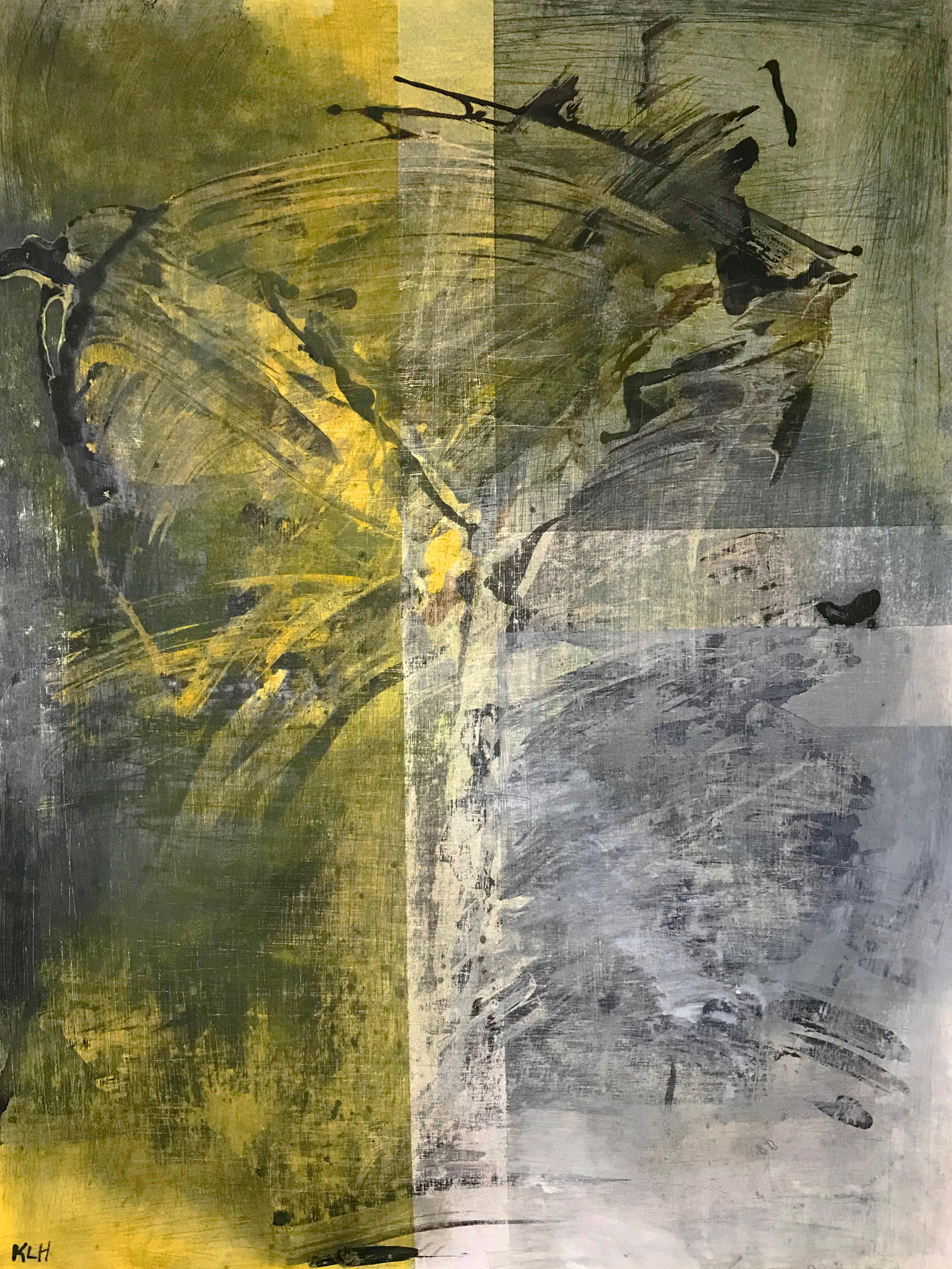 Worn & Torn #10, Abstract Painting - Mixed Media Art by Kris Haas