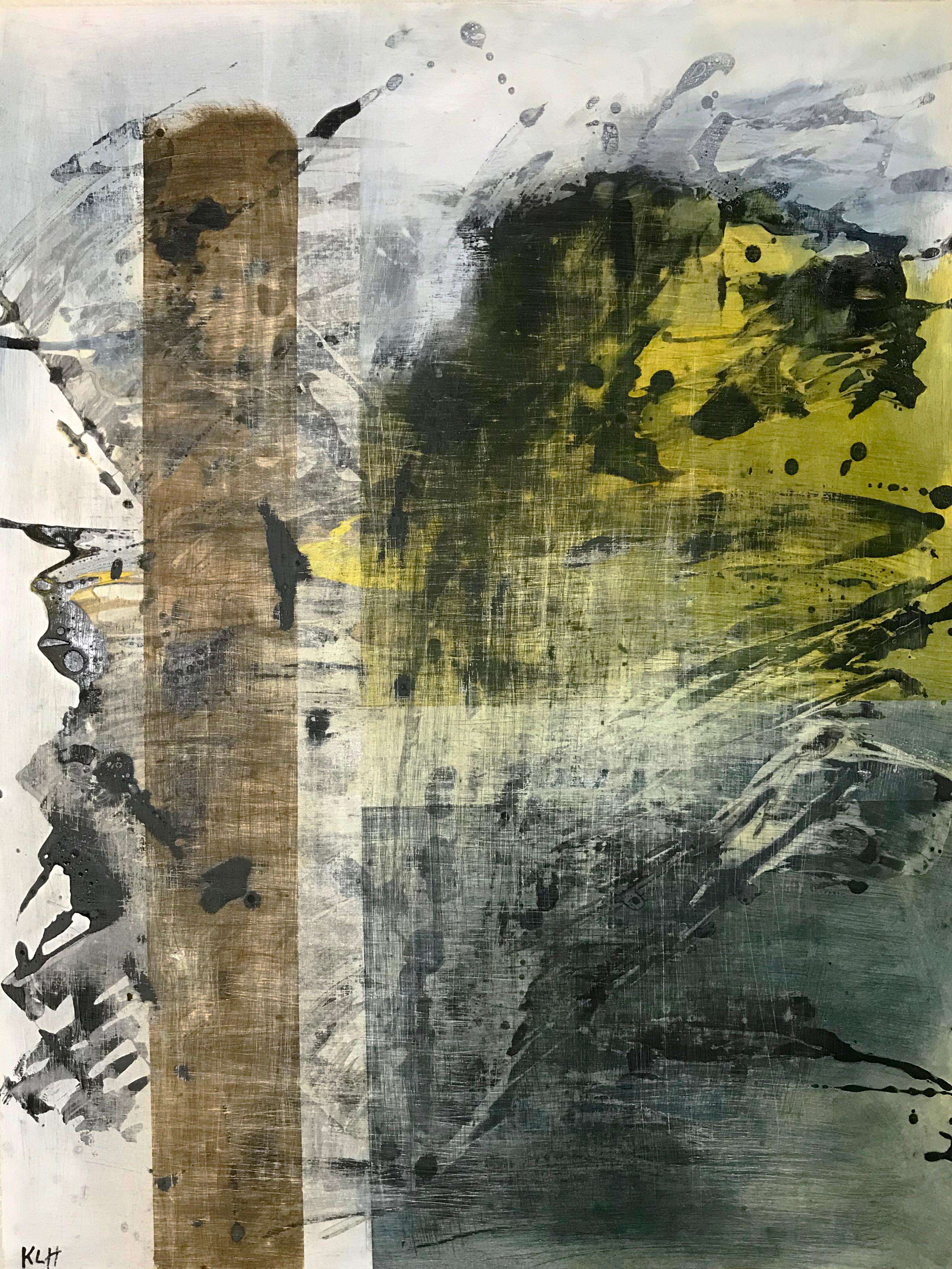 Worn & Torn #11, Abstract Painting - Mixed Media Art by Kris Haas