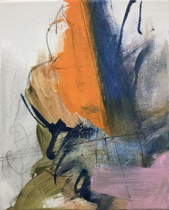 Used Orange Simply - Series#15.#57 - 041223, Painting, Acrylic on Canvas