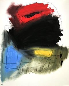Playful Reality #260, Painting, Oil on Paper