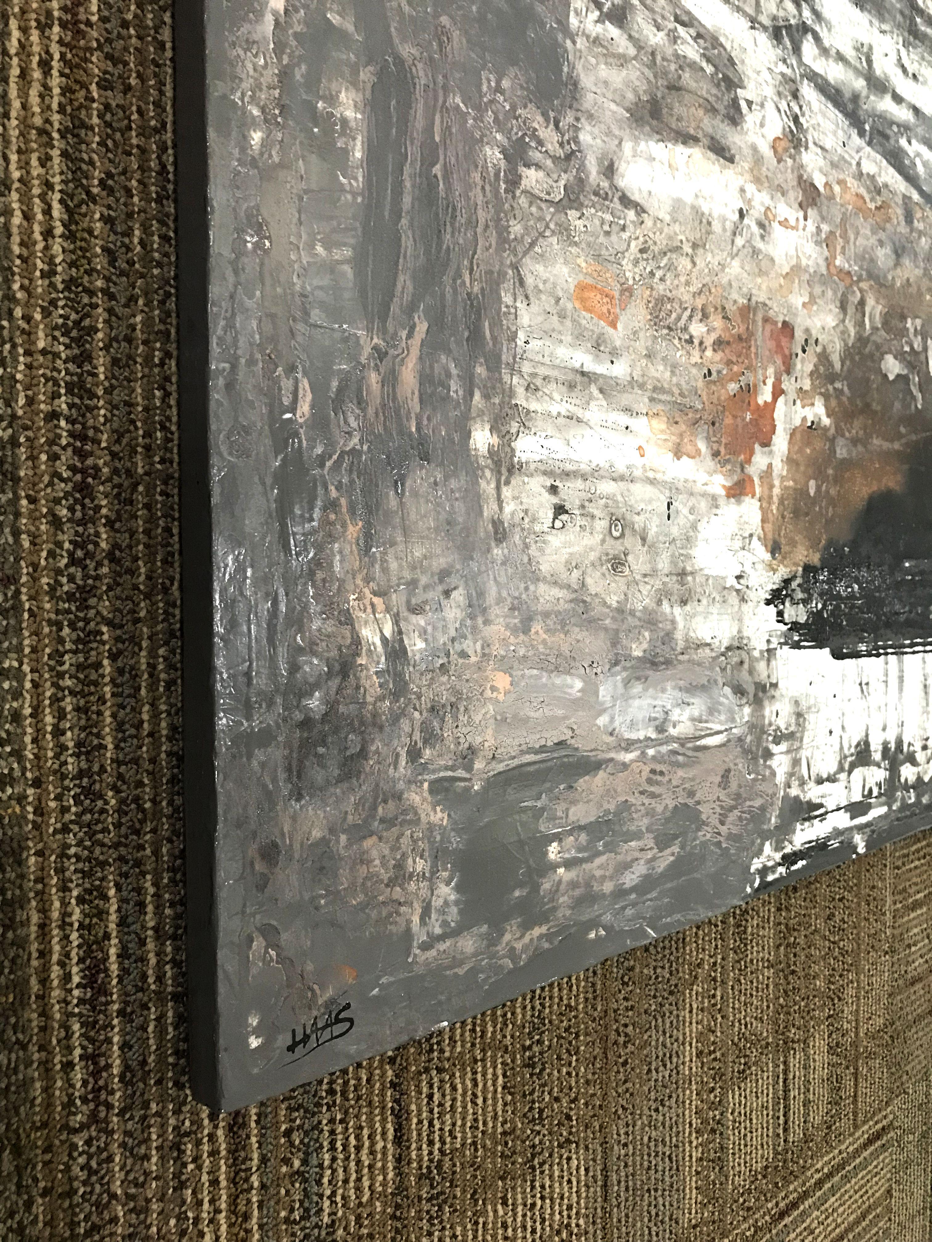 Serie sconosciuta - Contemplativo, Pittura, Acrilico su tela - Painting Astratto di Kris Haas