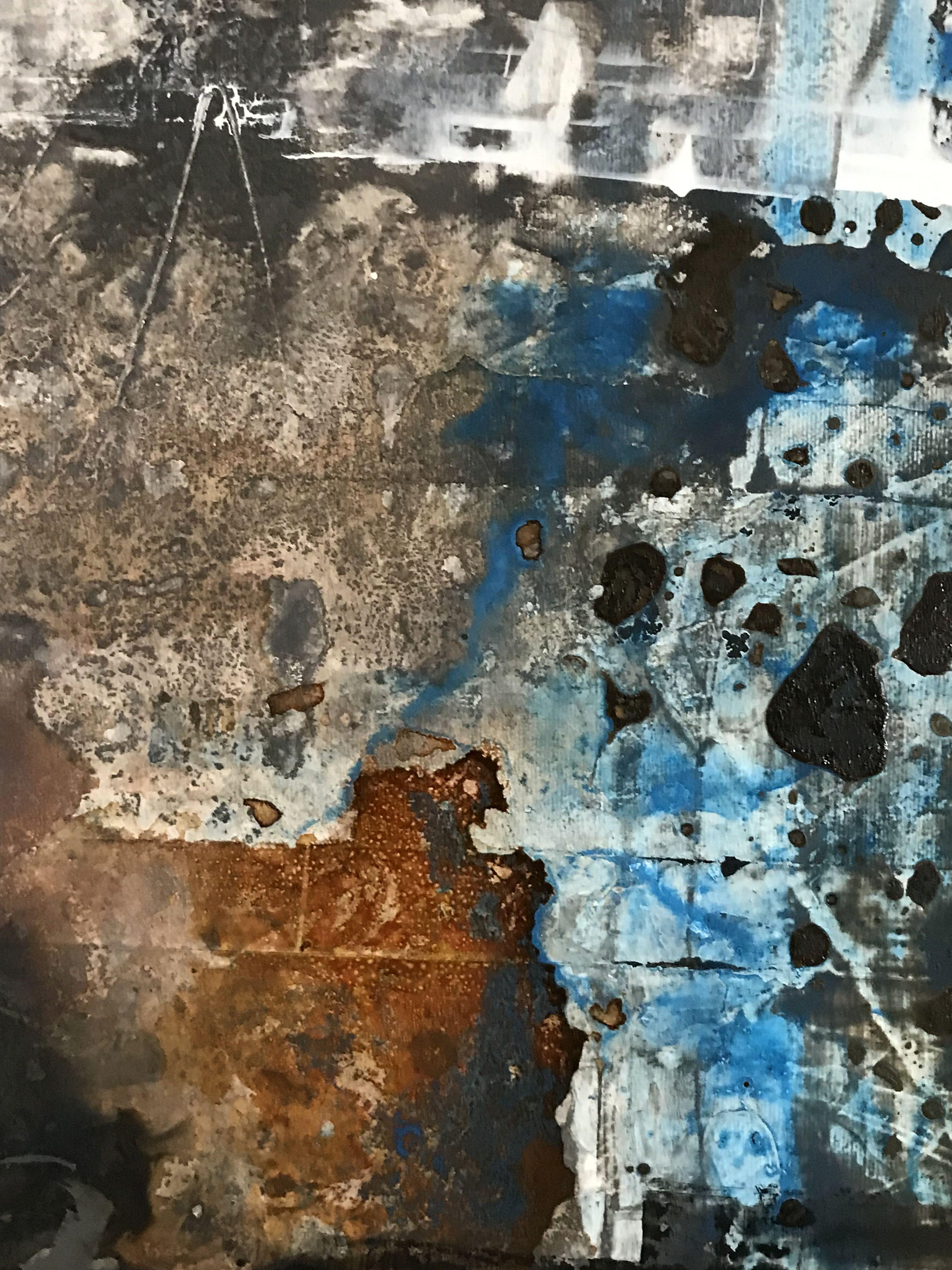 Serie sconosciuta - Contemplativo, Pittura, Acrilico su tela 1