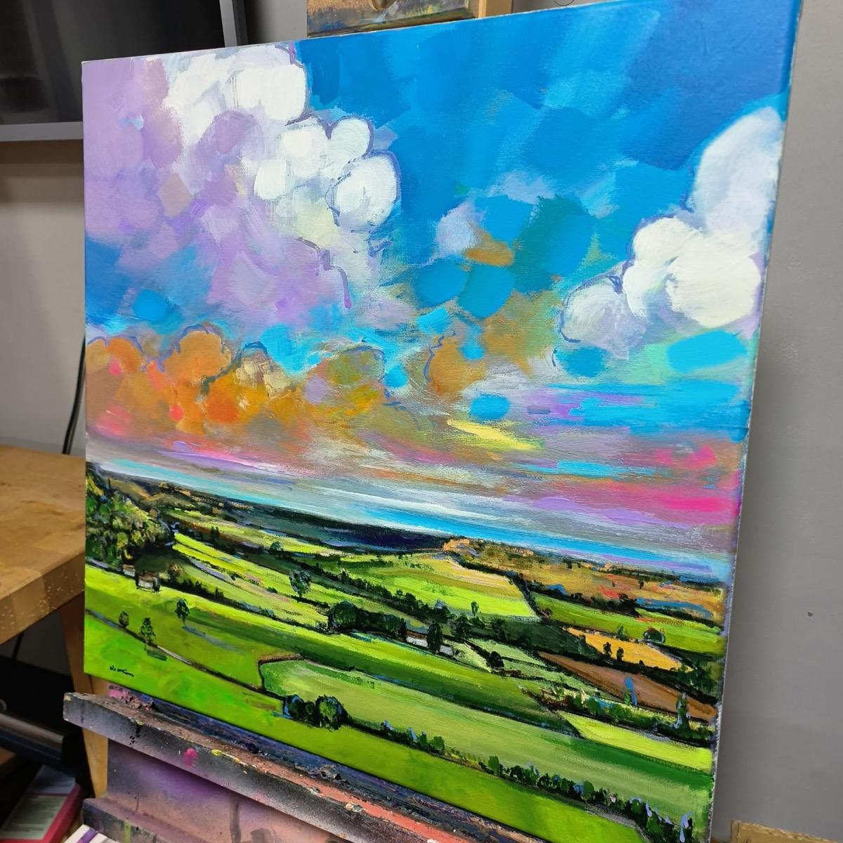 Original painting by Kris McKinnon. Landscapes in the cotswolds showing a varied range of pastel tones.

ADDITIONAL INFORMATION:
Straw on the Wild Landscape by Kris McKinnon
Original painting
Acrylic on canvas
Sold unframed
Complete size of unframed