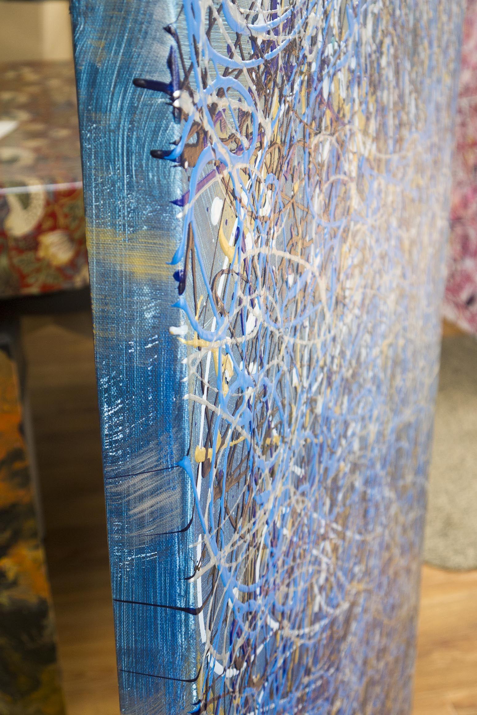 L'amore mi ha fatto girare, Pittura, Acrilico su tela in vendita 1