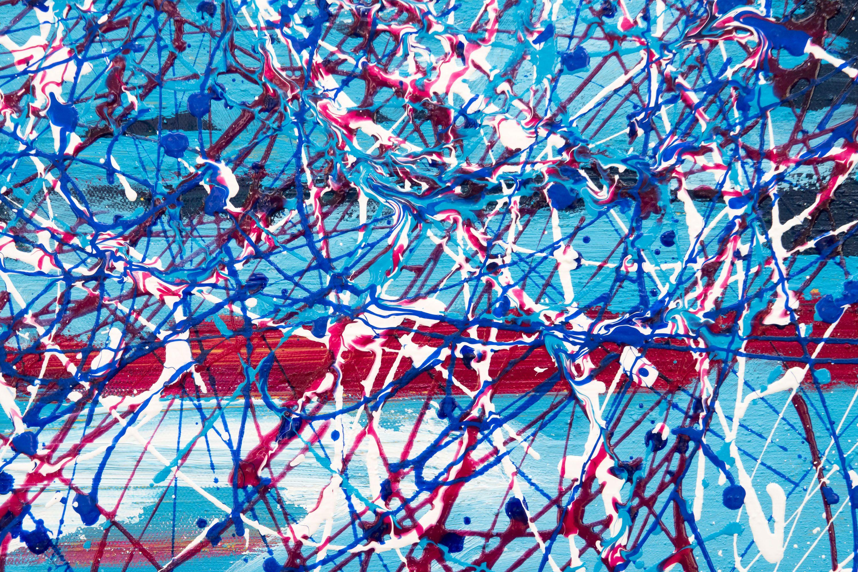 Mondi a parte, Pittura, Acrilico su tela - Painting Astratto di Kris Mercer