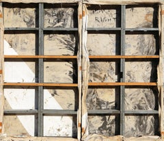 Large Abstract Oil/Collage on Canvas by Kris Ruhs