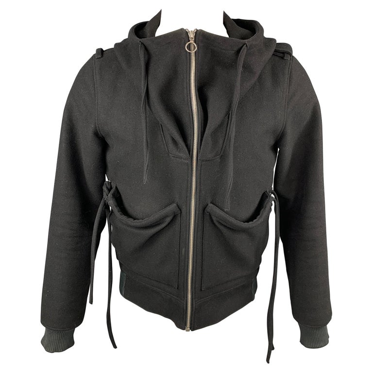 Veste Bomber Biker KRIS VAN ASSCHE Noire Taille 48 - Style Motard Casual