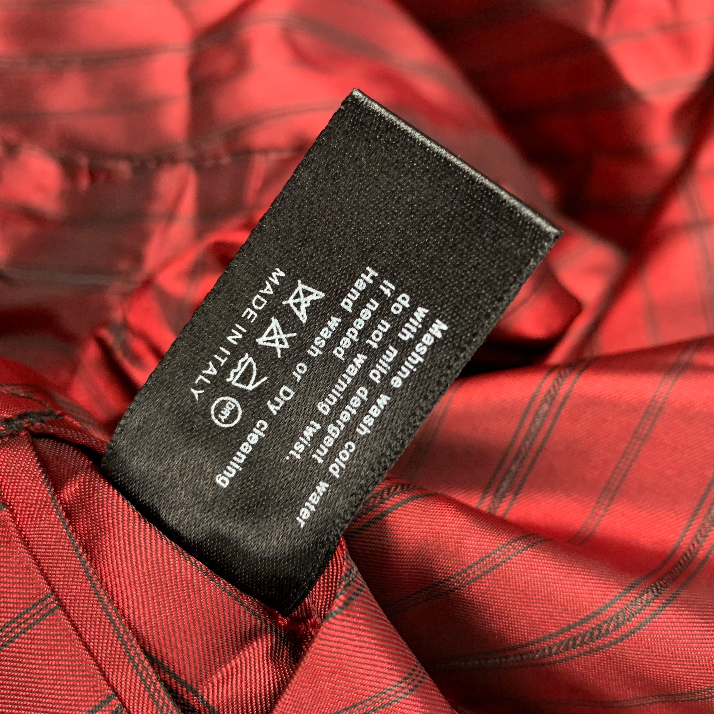 KRIS VAN ASSCHE Size 38 Black Wool Peak Lapel Sport Coat For Sale 3