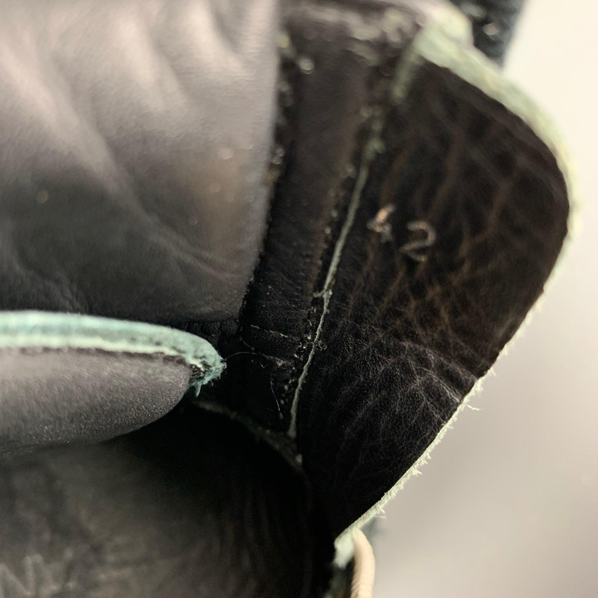 KRIS VAN ASSCHE Size 9 Black Solid Leather Boots 4