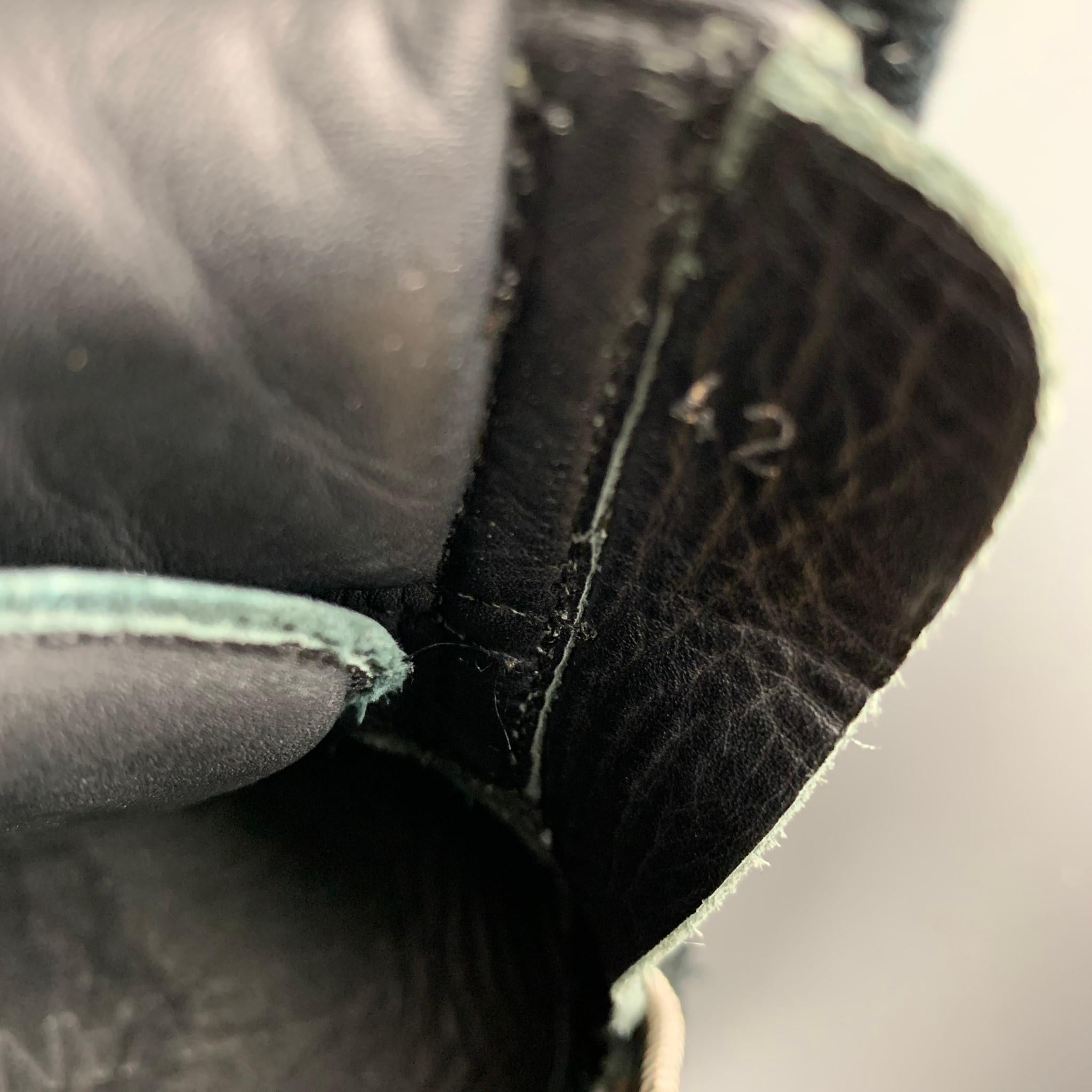 KRIS VAN ASSCHE Size 9 Black Solid Leather Boots 5