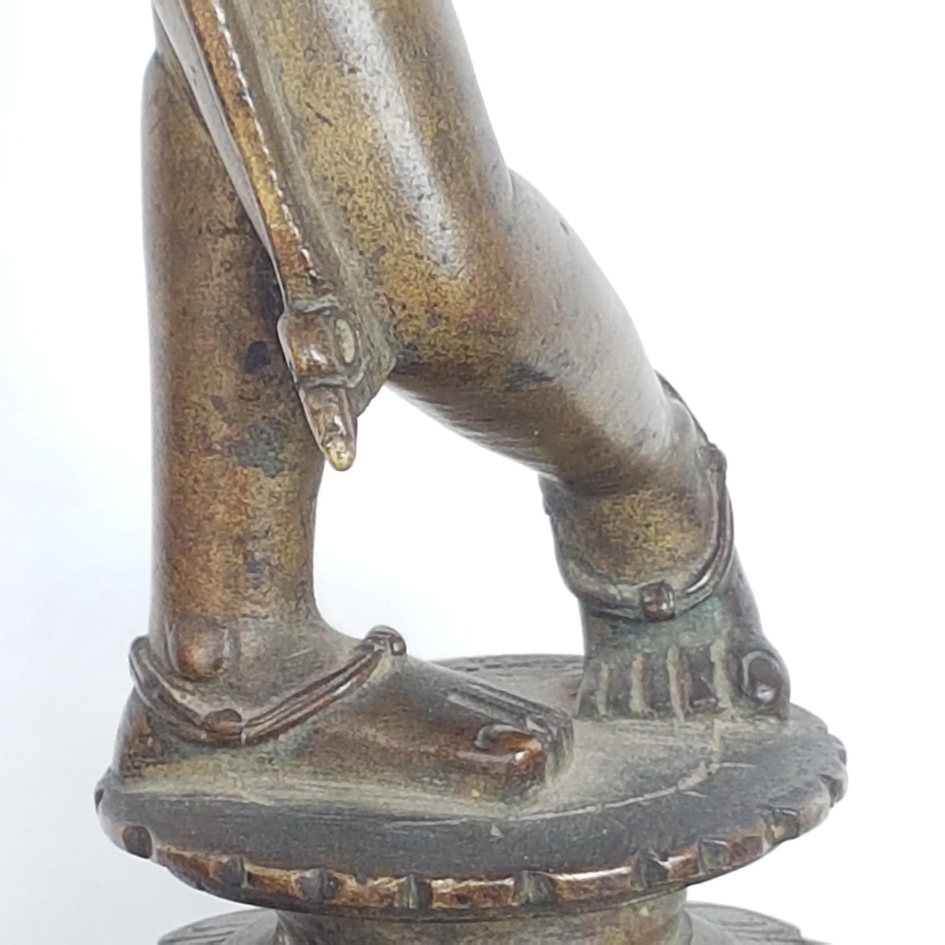 Krishna Venugopal, Orissa/Bengal, India, 18th Century, Cire Perdue Bronze For Sale 6