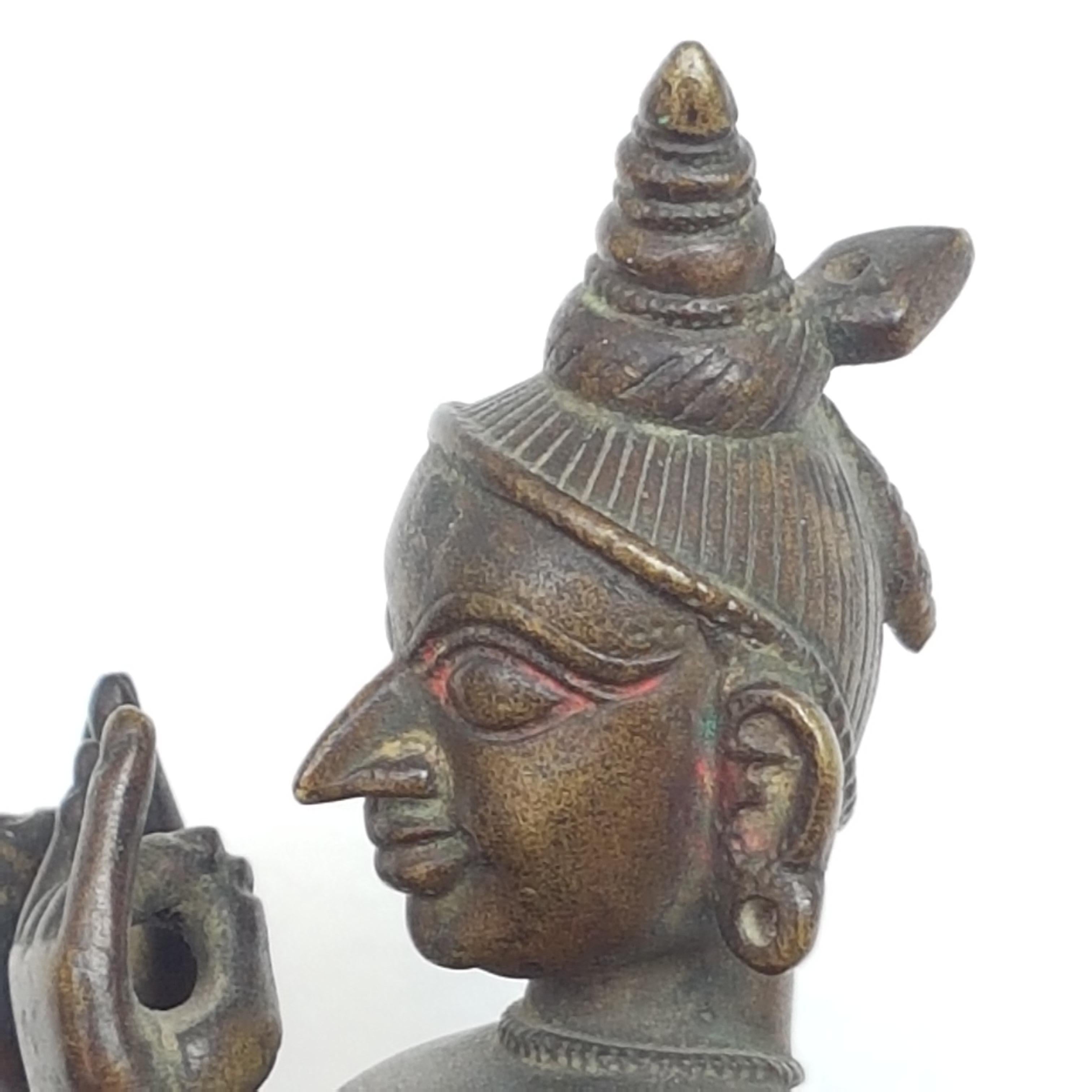 Krishna Venugopal, Orissa/Bengal, India, 18th Century, Cire Perdue Bronze For Sale 7