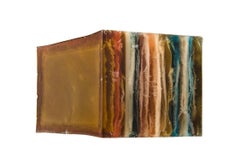 Small, Contemporary, Resin, Layers, Primary Colors, Transparent
