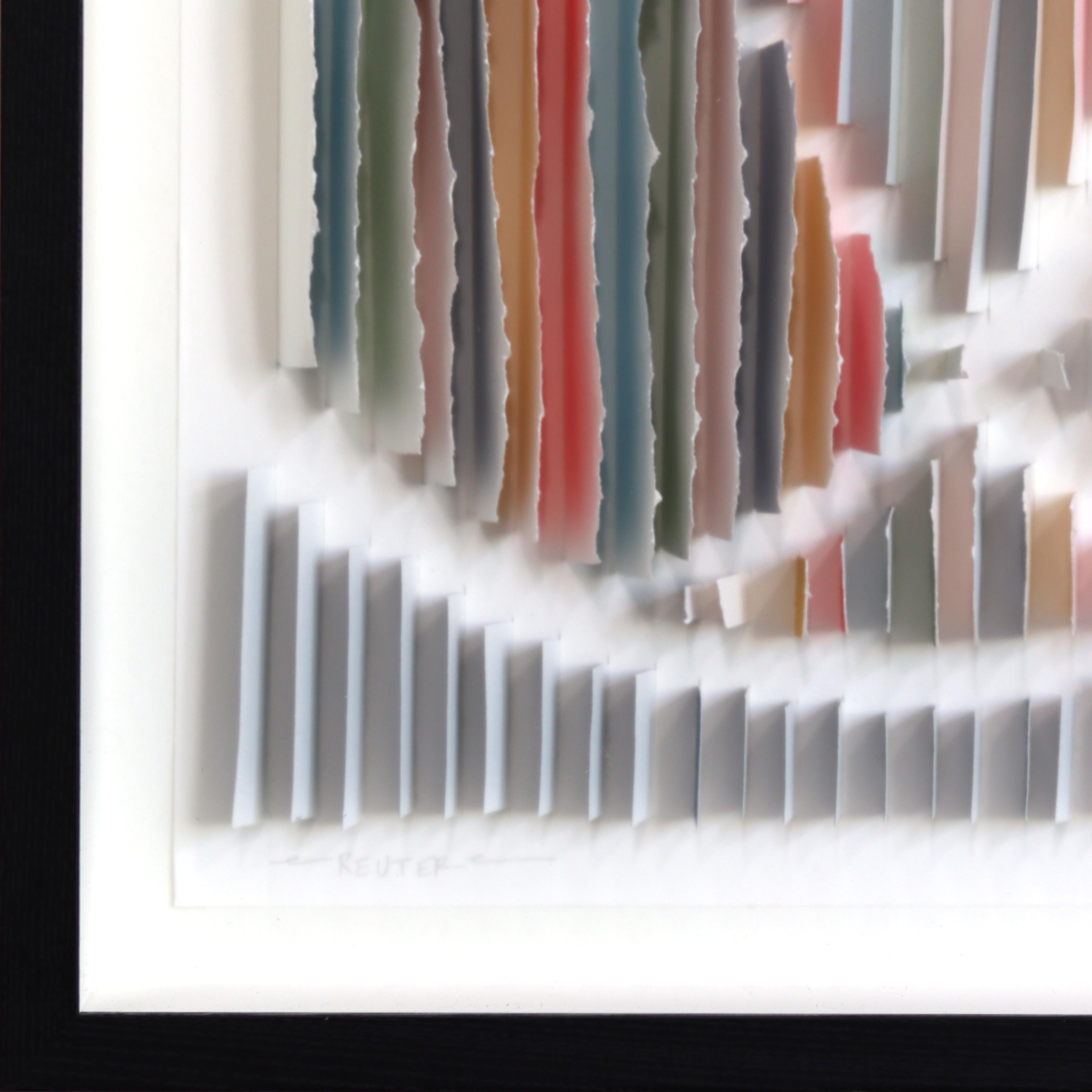 trinity united - Original Abstract Color Drenched Mixed Media Sculptural Artwork en vente 6