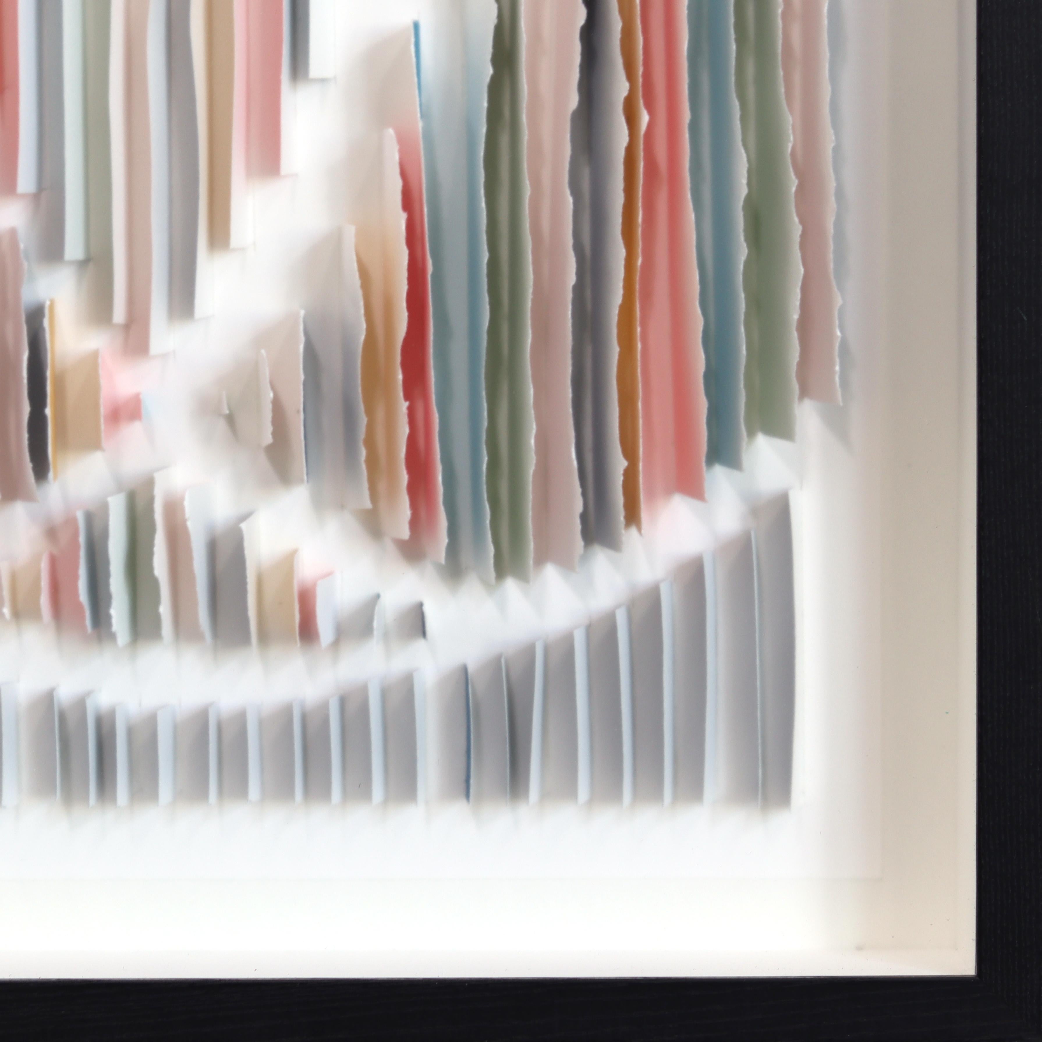 trinity united - Original Abstract Color Drenched Mixed Media Sculptural Artwork en vente 7