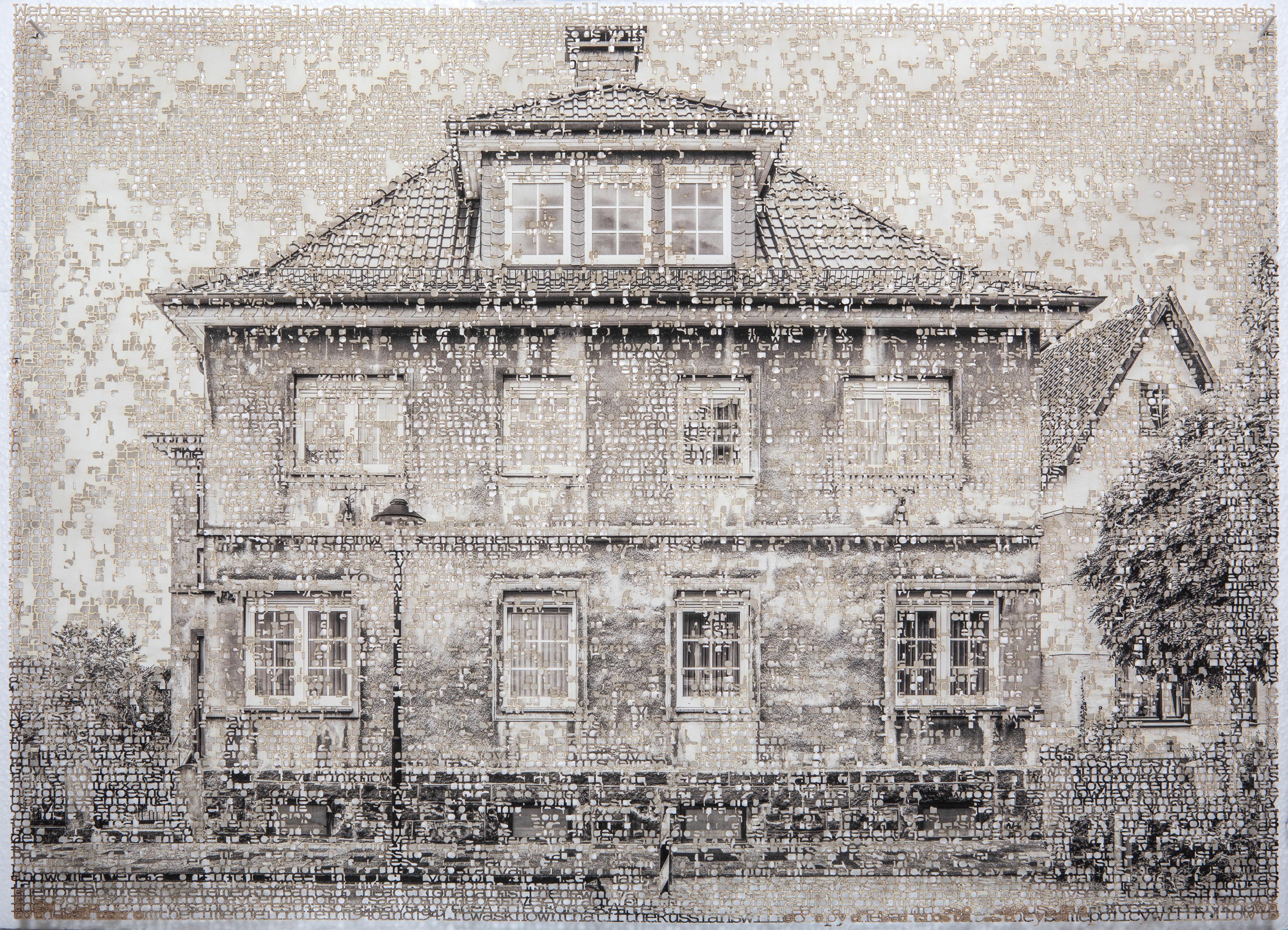 Blomberg 1, Laser cut archival pigment ink print, signed, numbered, framed