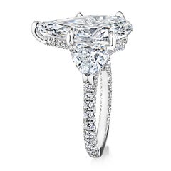 Kristen 5.60 Carat GIA Certified Pear Shape E in Color and VS1 in Clarity