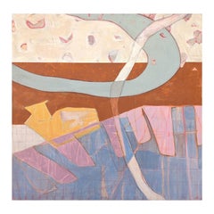 "It's a Still Life" Contemporary Colorful Pastel Toned Abstract Still Life