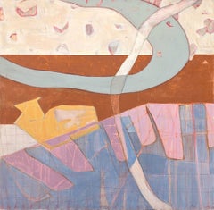 "It's a Still Life" Contemporary Colorful Pastel Toned Abstract Still Life