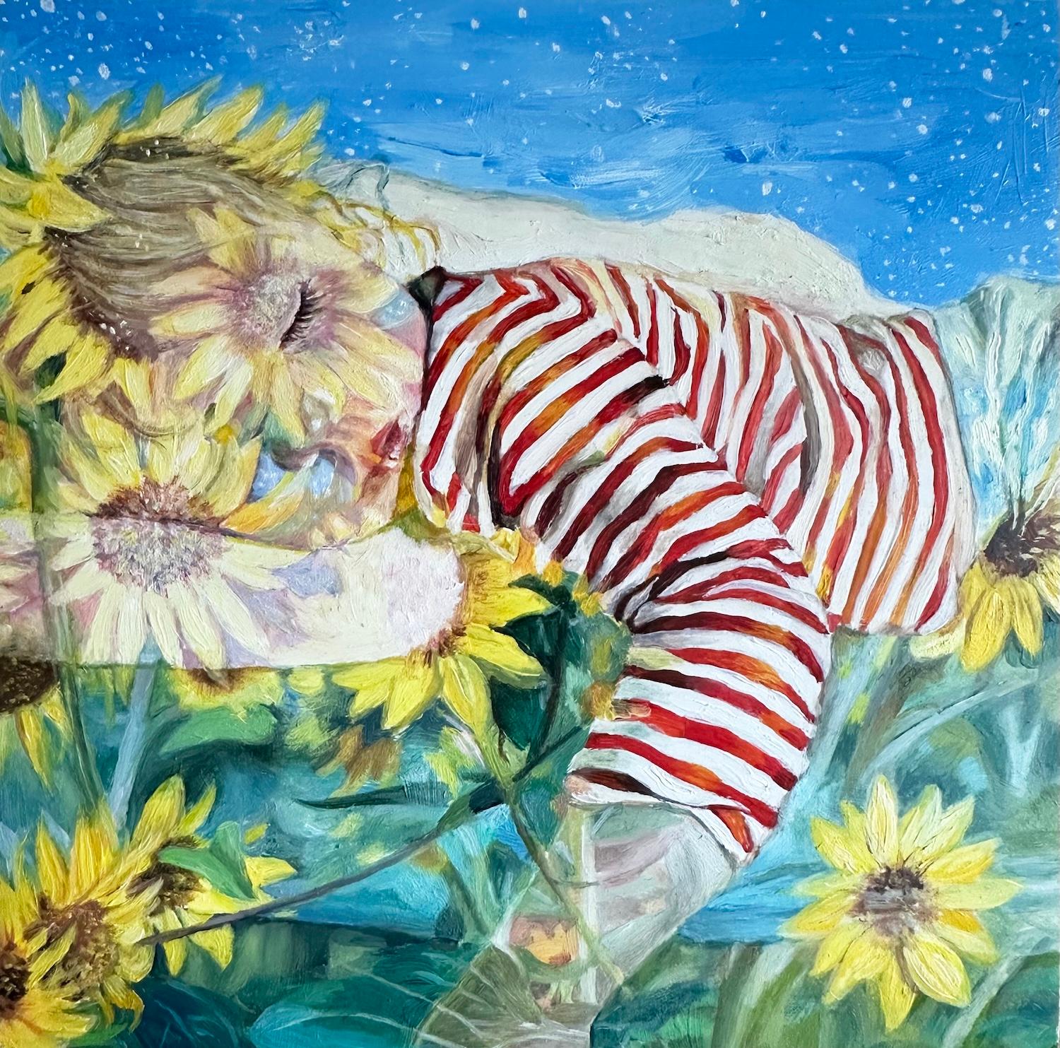 Portrait Painting di Kristen Brown - Tutto è trovato, Pittura a olio